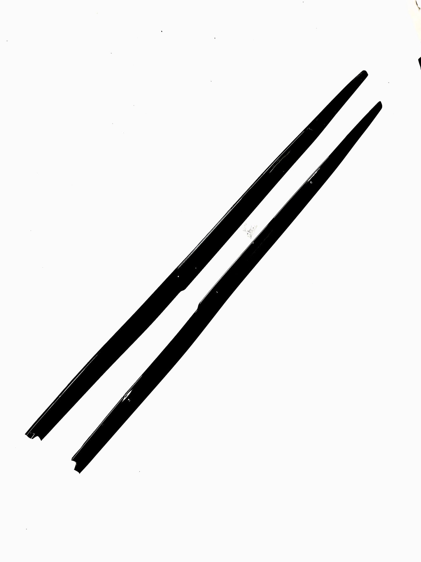 Sideskjørt diffusers E60/E61 Blank svart (03-10)