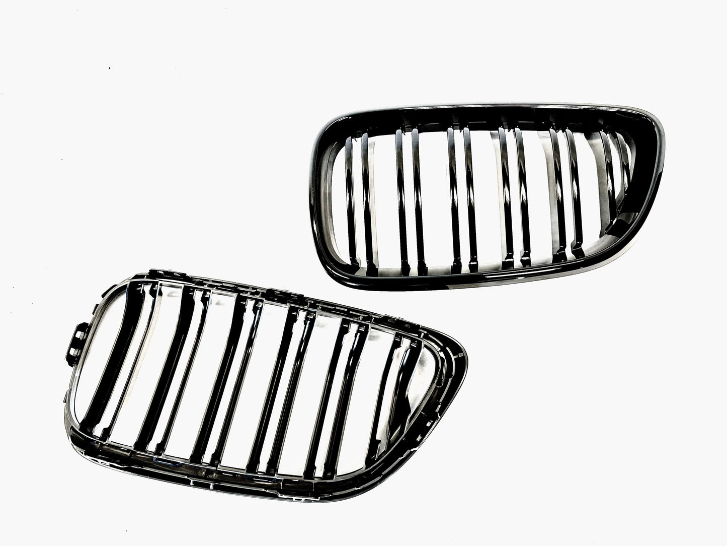 Grill F22/F23/F87 Blank Svart dobbelt-ribbede (14-20)