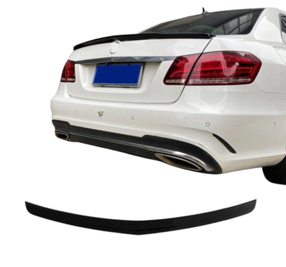 E63 stil Spoiler Mercedes W212 Sedan(09-16) blank svart