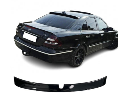Takspoiler Mercedes W211 Sedan Blank svart (02-09)