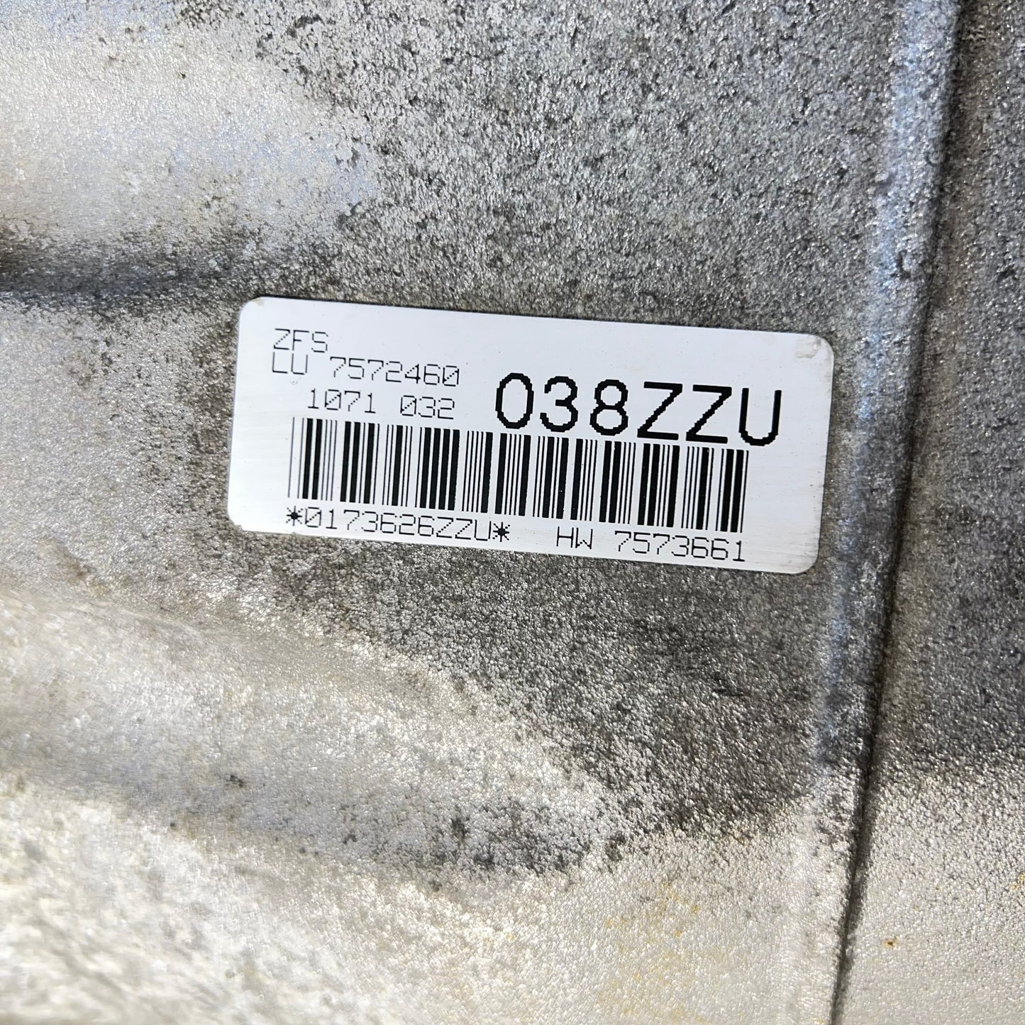V0252 Girkasse Automatgir BMW E90 / E91 6hp21 N43 art: 1071030030