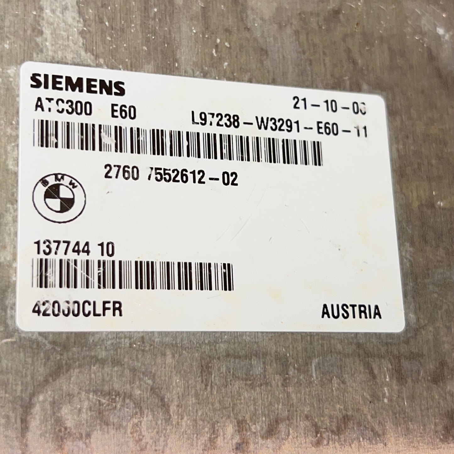 W0262 Xdrive-modul BMW E60 / E61 art: 2760755261402