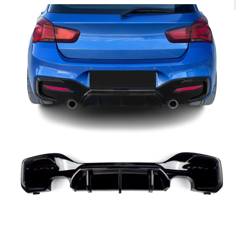Diffuser bak F20/F21 LCI M135i / M135d Blank svart (15-19)