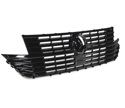 Frontgrill øvre + nedre grill VW Transporter T6.1 (2019–2024) Blank svart