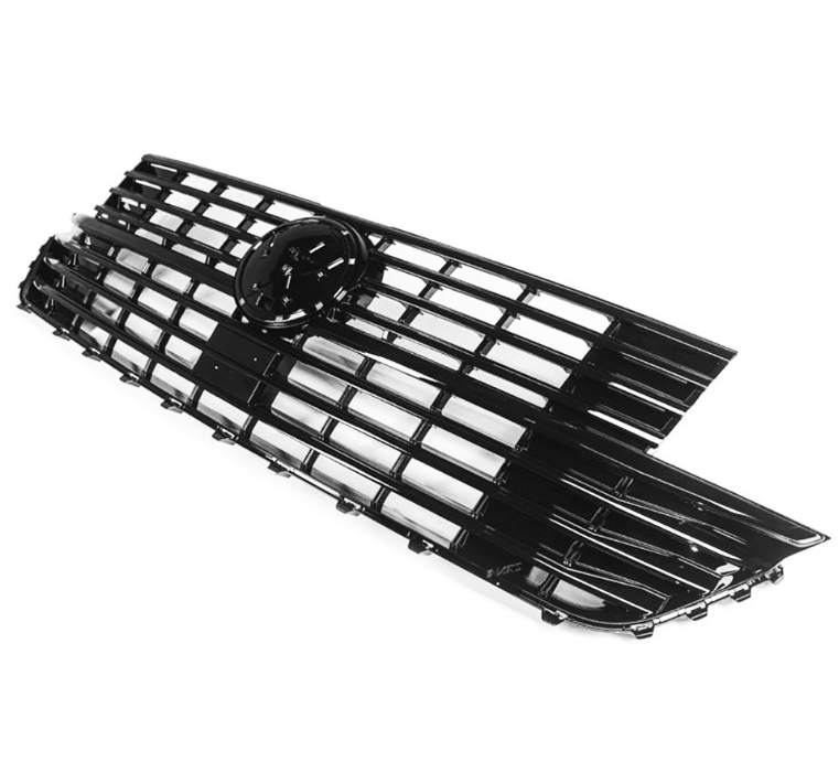 Frontgrill øvre + nedre grill VW Transporter T6.1 (2019–2024) Blank svart