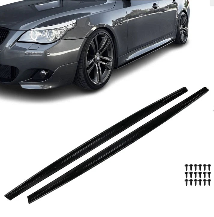 Sideskjørt diffusers E60/E61 Blank svart (03-10)