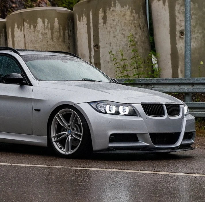 Frontleppe E90/E91 Blank svart (05-08) Pre lci