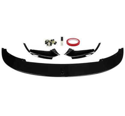 Frontläpp F10/F11 Blank svart (10-17)