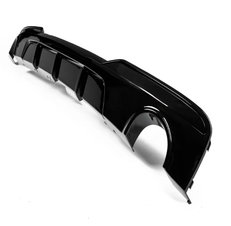 Diffuser bak F10/F11 (535) M-Sport blank svart (11-17)