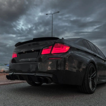 M4 look spoiler F10 Blank svart (11-17)