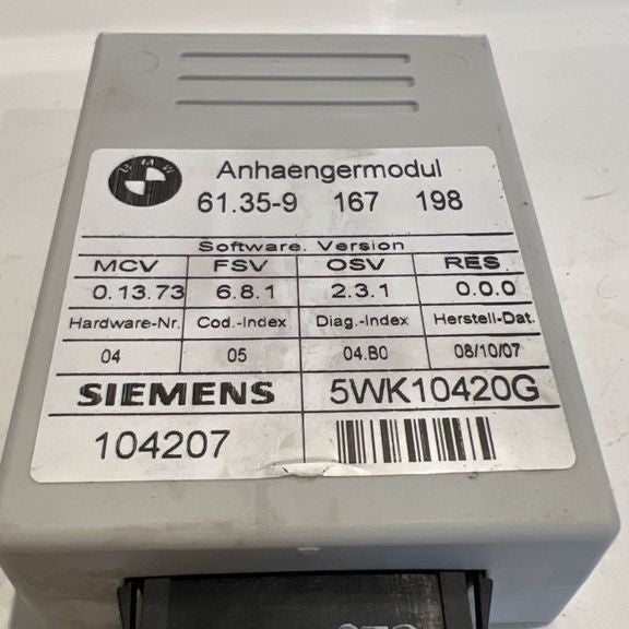 W0526 Tilhenger-modul (Dragkrok-modul) art:61359167198