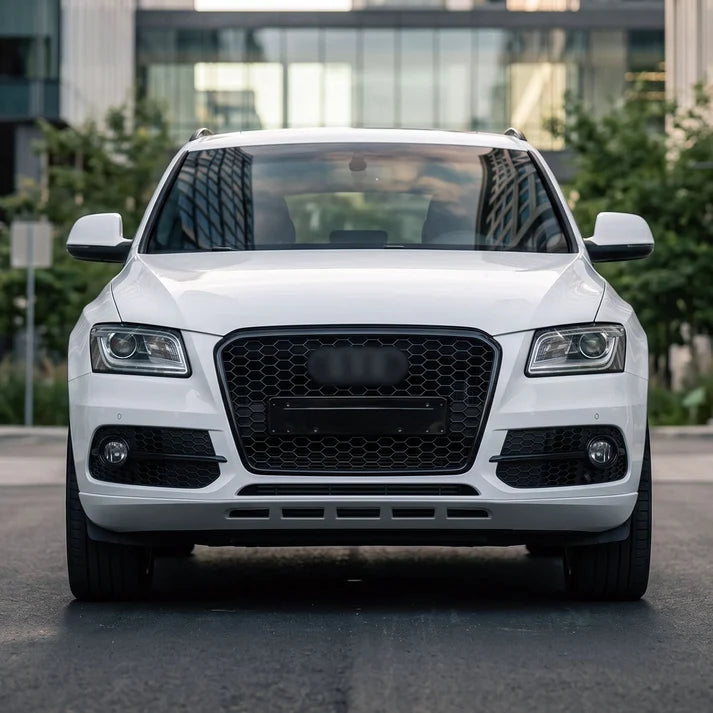 RS-style tåkelysgrillsett for Audi Q5 8R facelift (12-17) standardversjon, svart